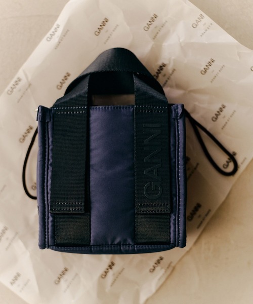 GANNI（ガニー） ショルダーバッグ バッグ 別注 Recycled tech Mini