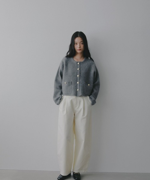 A part by（アパートバイ） カーディガン CNラクーンコンキンボタン