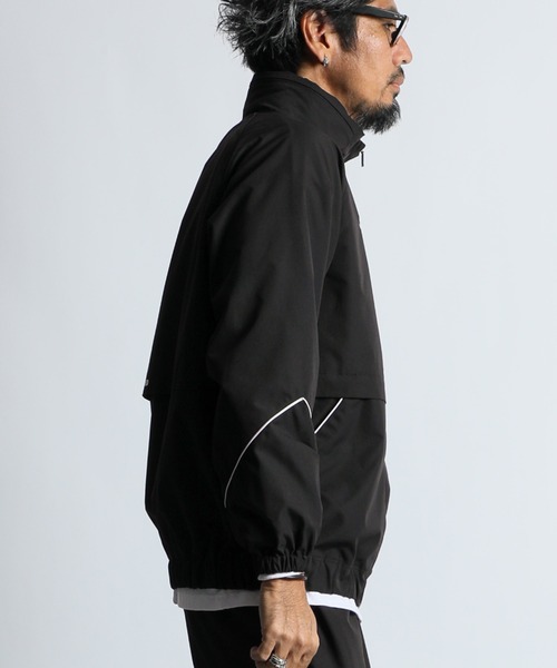 umbro（アンブロ） ナイロンジャケット × BLACK LABEL SET-UP FIELD