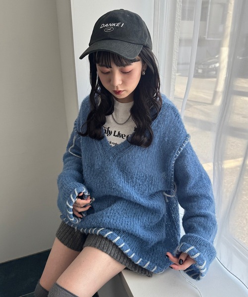 Kastane（カスタネ） ニット セーター 「S.Mサイズ展開」ブラインド