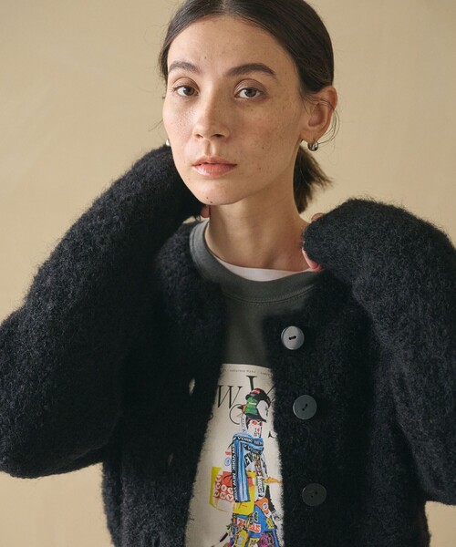 BEAUTY＆YOUTH UNITED ARROWS カーディガン ウールブレンド ブークレ