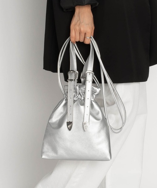 SVEC（シュベック） ショルダーバッグ バッグ バックルベルト 巾着