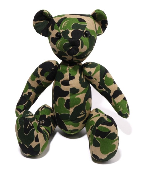 A BATHING APE（アベイシングエイプ） フィギュア ABC CAMO BEAR PLUSH
