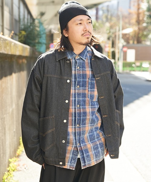 NO NEED（ノーニード） デニムジャケット gジャン ビッグポケット