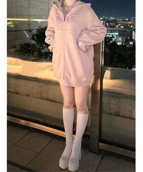 Darich（ダーリッチ） パーカー DDロゴビジュージップパーカー