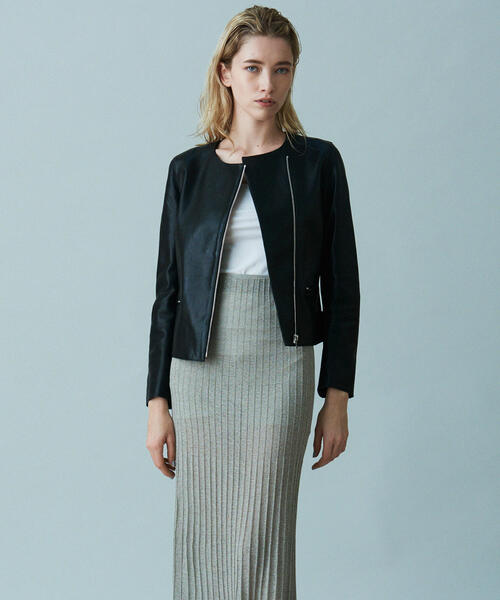 DES PRES（デプレ） レザージャケット ライダース ラムレザー ノー