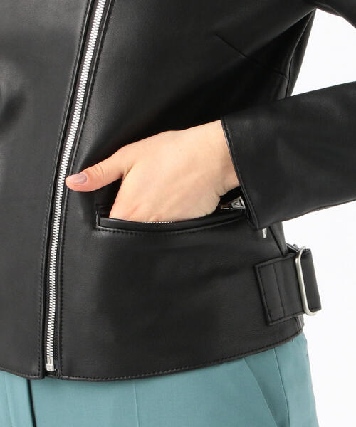 DES PRES（デプレ） レザージャケット ライダース ラムレザー ノー