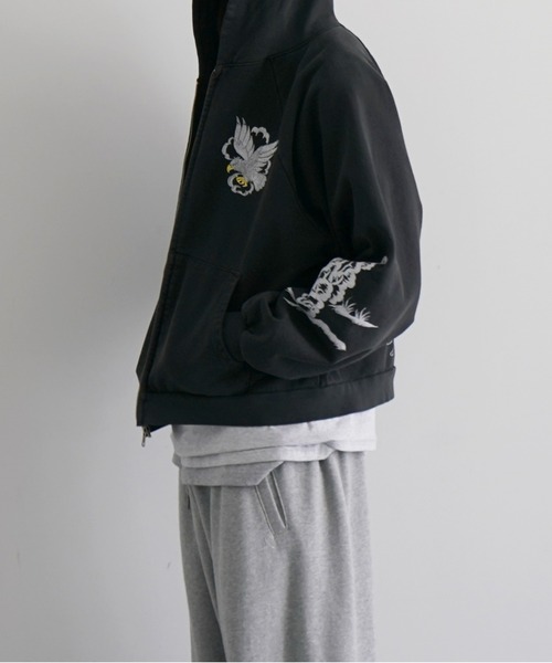 Basketcase パーカー Basketcase Souvenir， zip up メンズ レディース