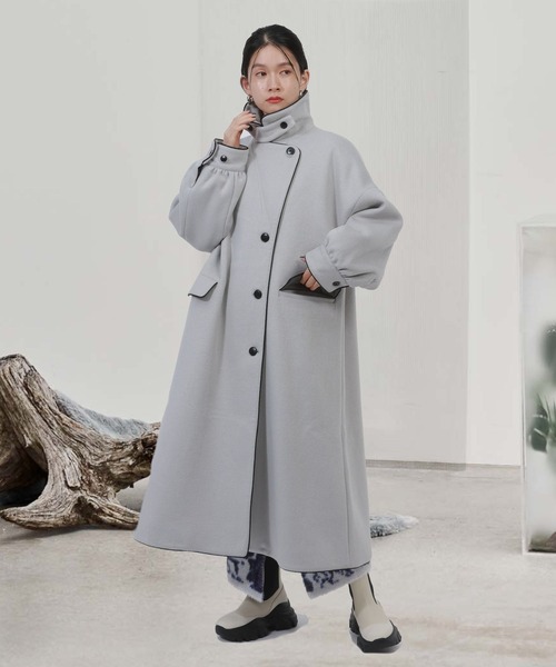 HARE（ハレ） チェスターコート FREE グレー レディース : ZOZOTOWN