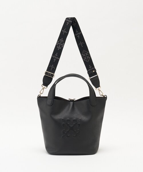 russet（ラシット） トートバッグ エンボスモノグラム2WAYミニトート