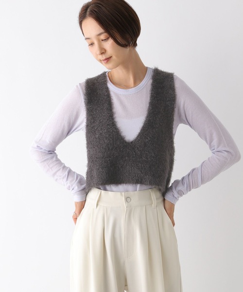 LEPSIM（レプシィム） ベスト ジレ 7ゲージフェザーショートベスト