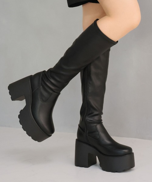 VIVIAN（ヴィヴィアン） ブーツ 厚底プラットフォームチャンキーヒール