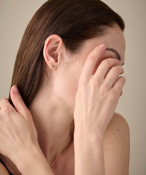 ete（エテ） ピアス K18YG フルール ピアス（誕生石 5・7・9月