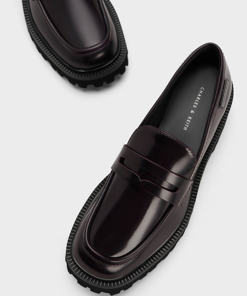 CHARLES ＆ KEITH（チャールズ&キース） ローファー カバードリッジ