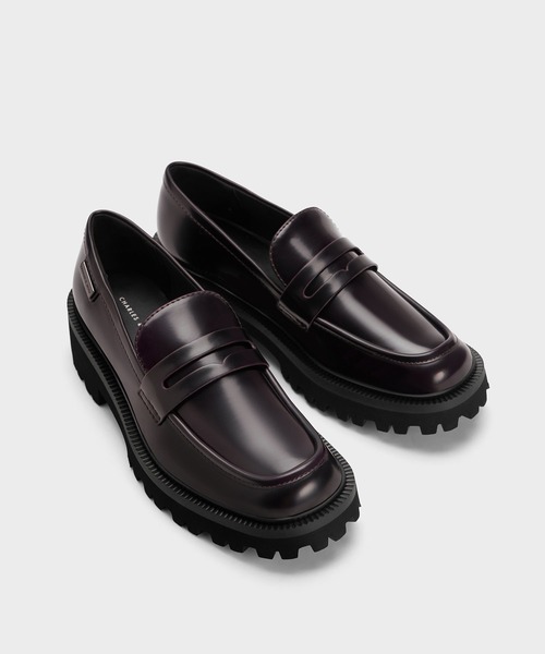 CHARLES ＆ KEITH（チャールズ&キース） ローファー カバードリッジ