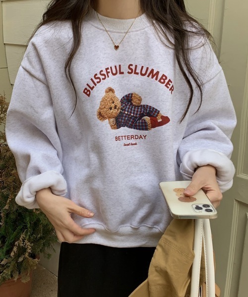 Mangrove（マングローブ） トレーナー スウェット テディベア