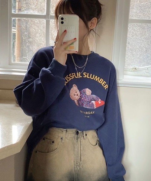 Mangrove（マングローブ） トレーナー スウェット テディベア