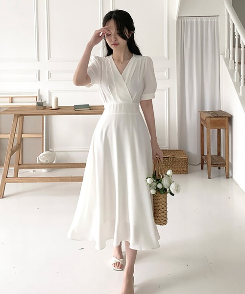 ワンピース カシュクールフレアワンピース : ZOZOTOWN Yahoo!店 - 通販