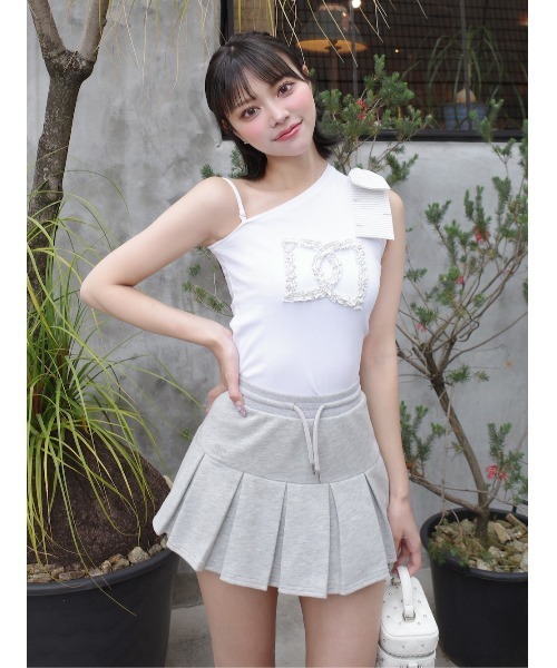 Darich（ダーリッチ） ビッグリボンワンショルトップス レディース