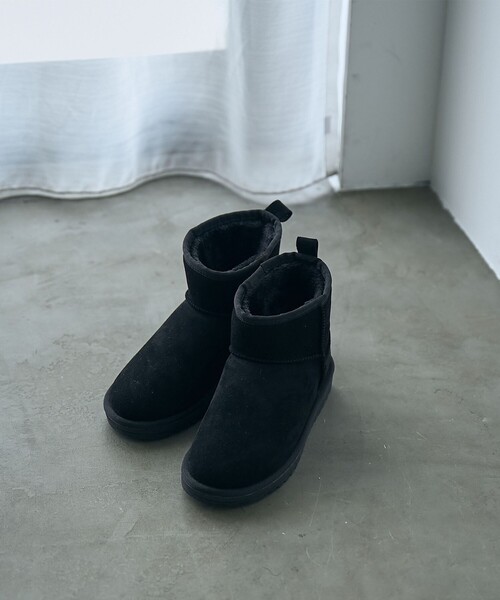 coen（コーエン） ブーツ 「Parknik」フェイクムートンショートブーツ