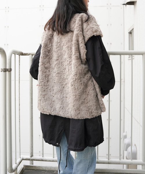 VENCE EXCHANGE モッズコート コート マルチWAYボアベスト付きモッズ