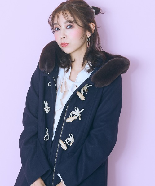 marun（マルン） ダッフルコート コート 「大きいサイズ」 フェイク