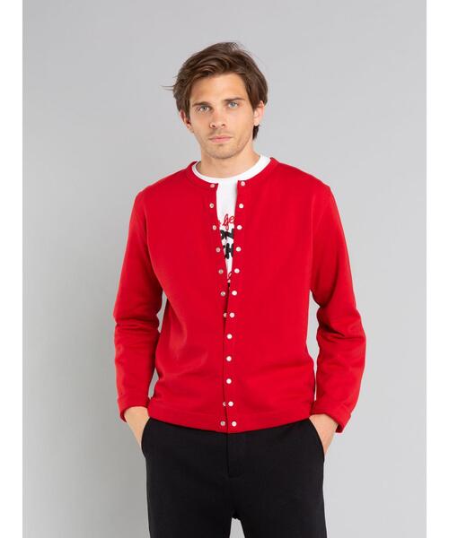 agnes b.（アニエスベー） カーディガン コットン メルトン 長袖