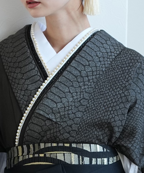 utatane 着物 袴セット 半身 月霞パイソン レディース : ZOZOTOWN