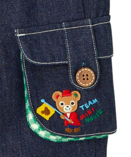 MIKI HOUSE（ミキハウス） サロペット オーバーオール ポケット付き