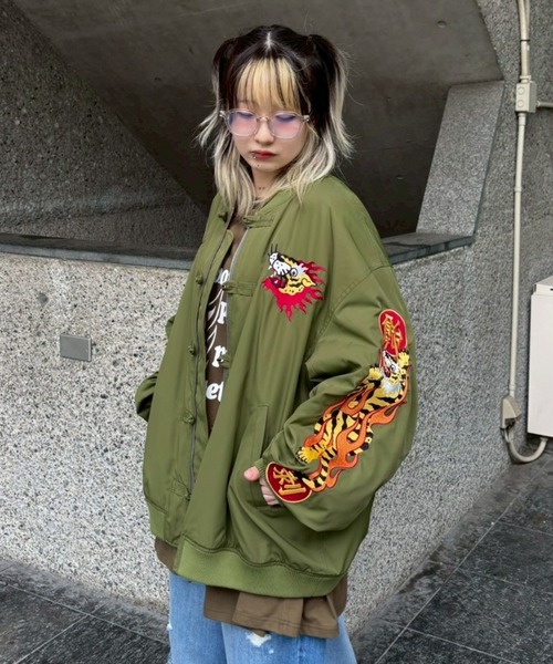 Candy Stripper（キャンディーストリッパー） ma1 ma-1 BURNING TIGER