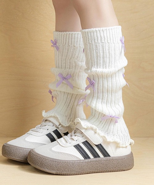 CERCA レッグウォーマー lulunoix/リボンレッグウォーマー N15359