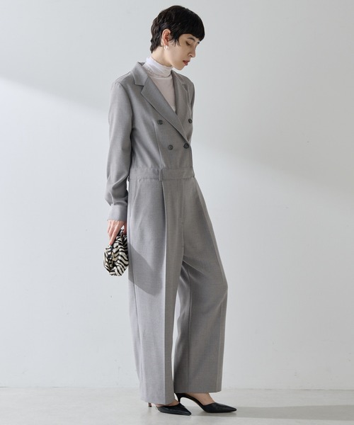 THE PAUSE オールインワン 「THE PAUSE」テーラーカラージャンプスーツ