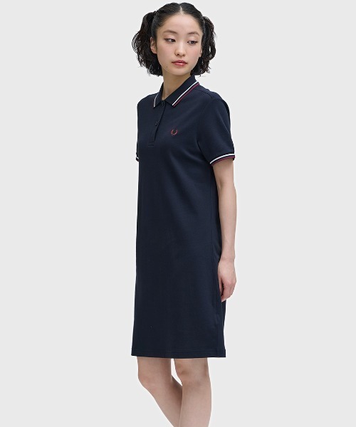 FRED PERRY（フレッドペリー） ワンピース Twin Tipped Pique Dress