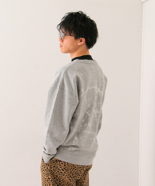 VENCE EXCHANGE トレーナー スウェット ブリーチドリップガール裏毛