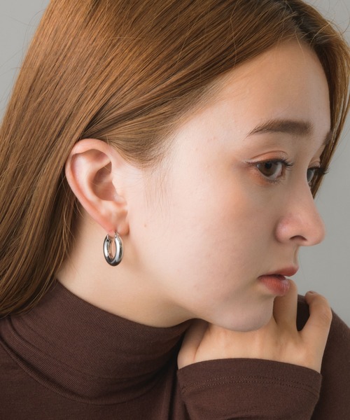 muku ピアス 金属アレルギー対応 ラウンドピアス(両耳用) / サージカル