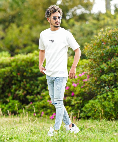 adamsJUGGLER（アダムスジャグラー） ジーンズ L/インディゴダメージ