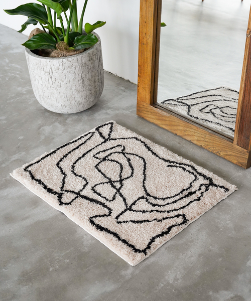 A BATHING APE（アベイシングエイプ） ラグ ラグマット ABC CAMO APE