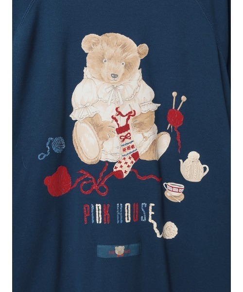 PINK HOUSE（ピンクハウス） トレーナー スウェット 三つ子のくまの冬
