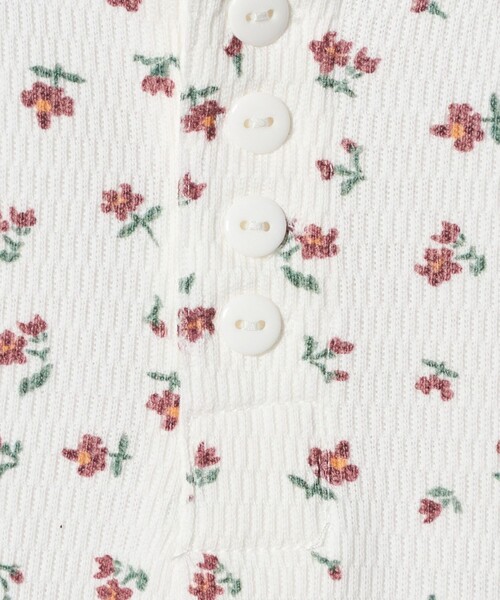 6 tシャツ 「別注」「FAITH MILLS for 6」THERMAL HENRY PULLOVER TOP