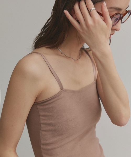 ad thie（アドティエ） 裏起毛 カップ付き キャミソール : ZOZOTOWN