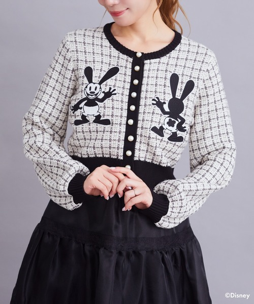 Disney（ディズニー） カーディガン オズワルド/MIXニットカーディガン