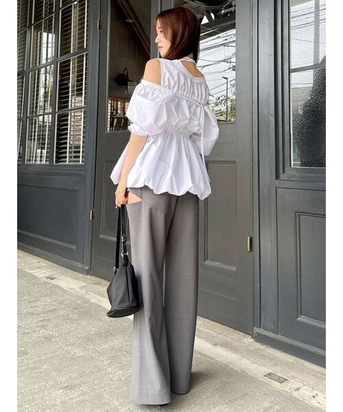 dazzlin（ダズリン） パンツ サイドオープンスラックス レディース