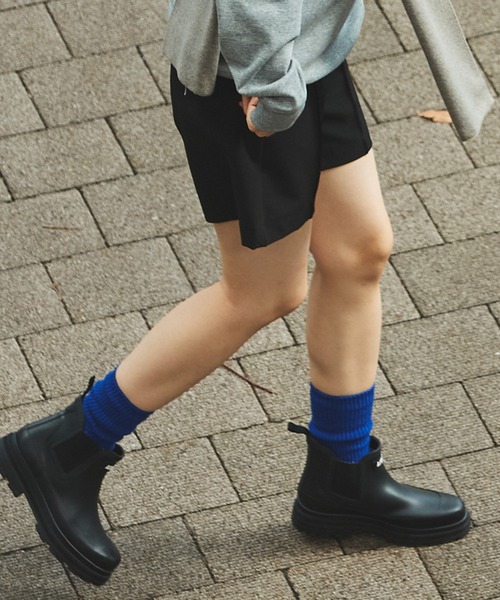 AIGLE（エーグル） 長靴 レインブーツ 厚底 防水 ソフトレイン2 ラバー