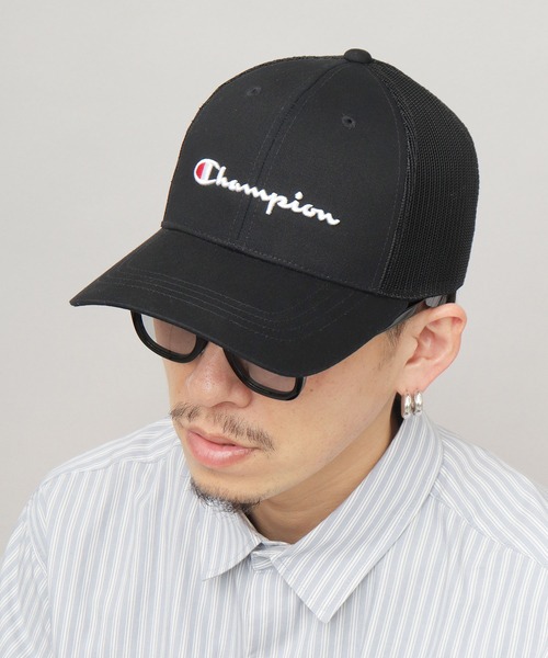 Champion（チャンピオン） キャップ 帽子 ツイル ロングビル メッシュ