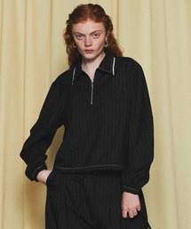 MAISON SPECIAL（メゾンスペシャル） ブラウス シャツ Half Zip Tops