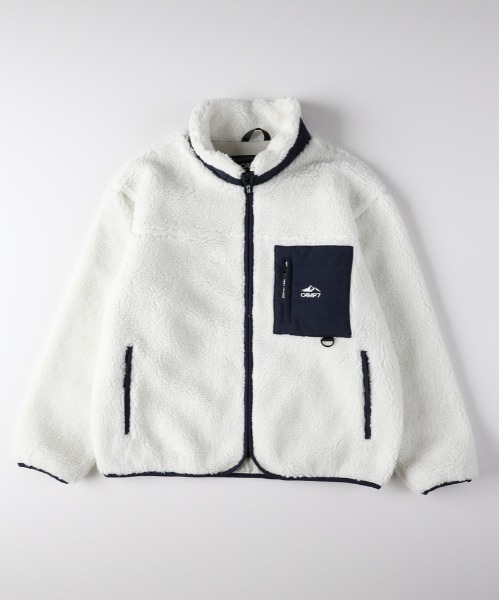 CAMP7（キャンプセブン） ブルゾン アウター 「CAMP7」ボアフルジップ