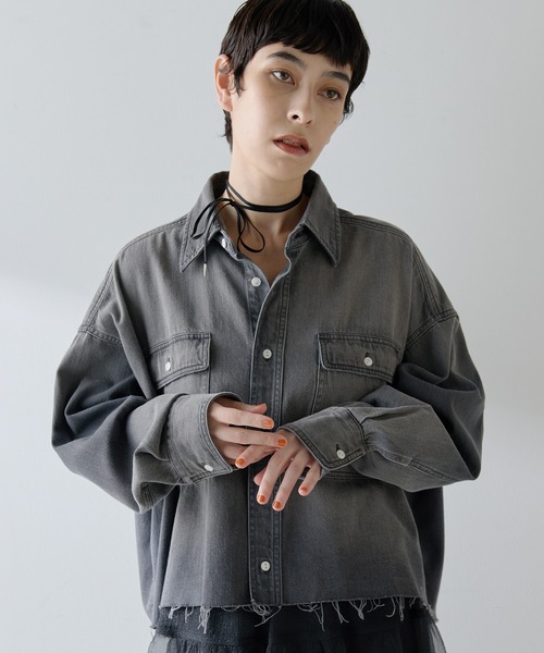 Whim Gazette（ウィム ガゼット） ブラウス シャツ デニムシャツ