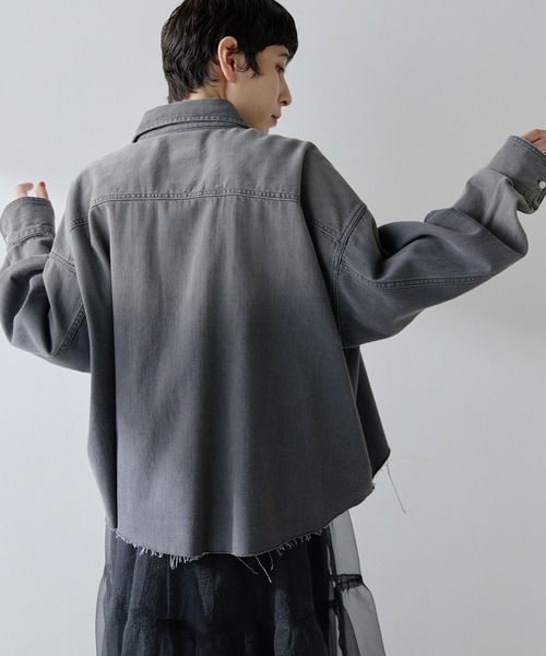 Whim Gazette（ウィム ガゼット） ブラウス シャツ デニムシャツ