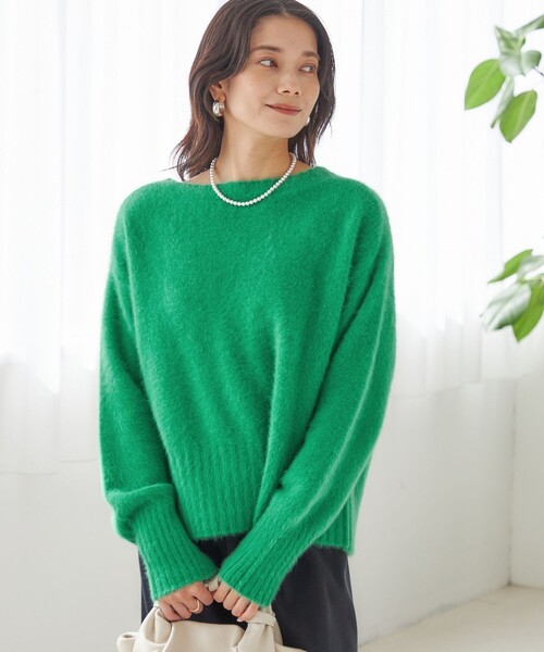 SHIPS（シップス） ニット セーター 「手洗い可能」フォックス クルー