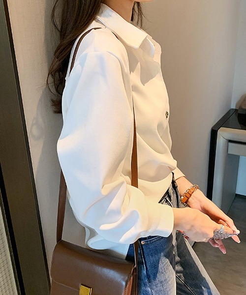 Amulet（アミュレット） ブラウス シャツ オーバーサイズシンプル